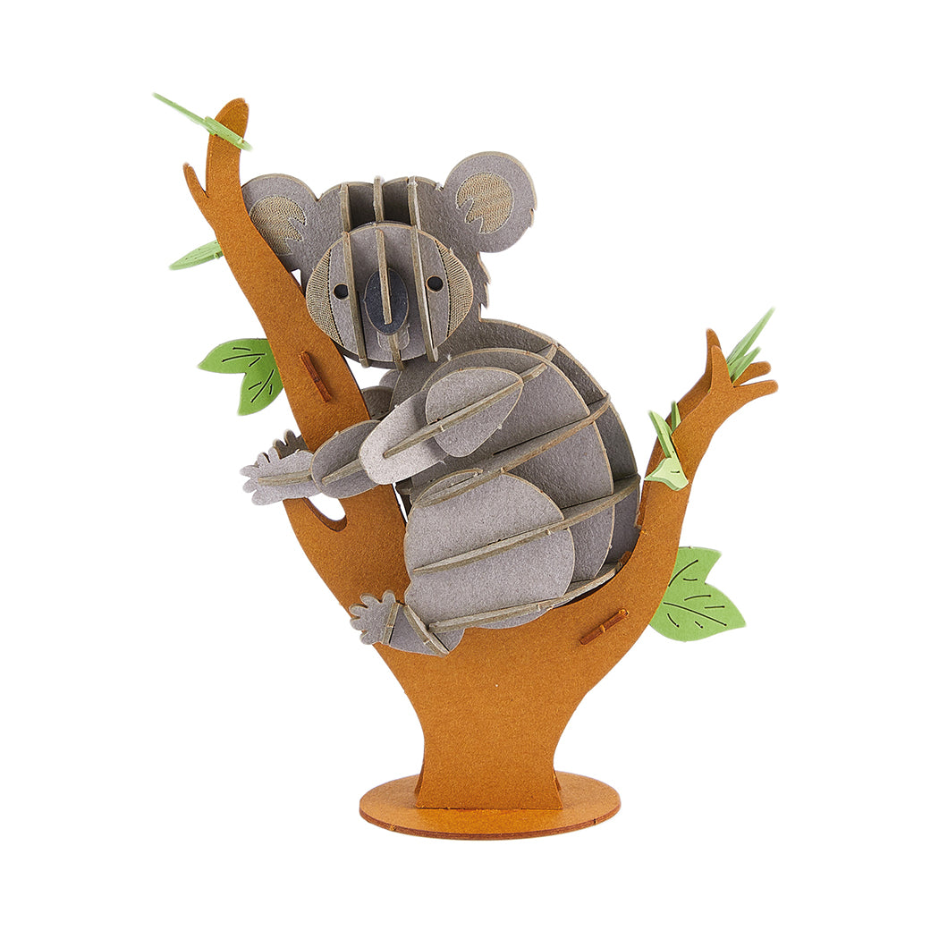 Puzzle in 3d in cartoncino che riproduce un koala.