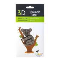 Puzzle in 3d in cartoncino che riproduce un koala.