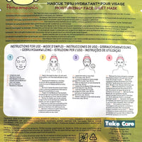 Face mask di Pompompurin.
La maschera contiene acido ialuronico e pantenolo.