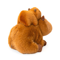 Plush mamma capibara con cucciolo.Il plush ha il pelo lungo ed è super morbido, tutto da coccolare.