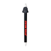 Penna gel cancellabile di Star Wars con l'inchiostro blu, disponibile in 4 varianti: Yoda, Darth Vader, Boba Fett, R2D2, Stormtrooper.