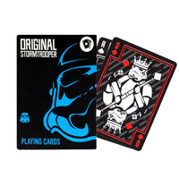 Mazzo di carte da gioco francesi del personaggio Stormtrooper di Star Wars.