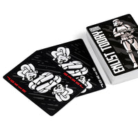 Mazzo di carte da gioco francesi del personaggio Stormtrooper di Star Wars.
