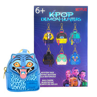 Blind Box versione portachiavi della serie K-Pop Demon Hunters a forma di zainetto.