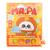 Blind Box del personaggio Mr Pa versione XL nella serie Tasty Guide che veste i panni di un cibo goloso.