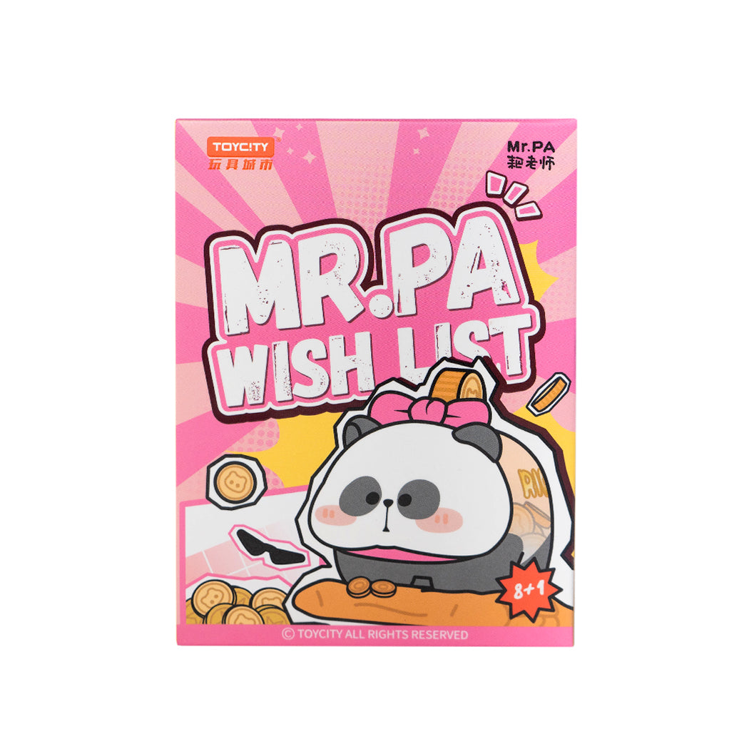 Blind Box del personaggio Mr Pa nella serie Wish list che interpreta i suoi desideri più nascosti.