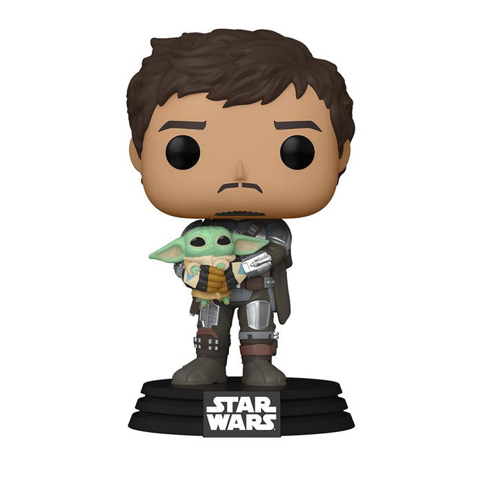 Funko Pop di Star Wars The Mandalorian with Grogu