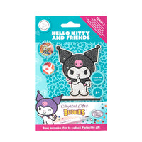 Kit con tutto l'occorrente per realizzare un buddy da tavolo del personaggio Kuromi.