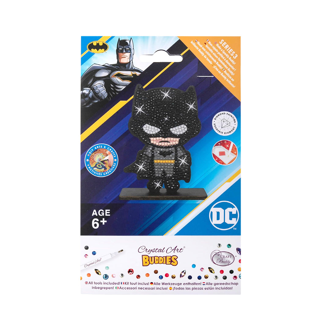 Kit con tutto l'occorrente per realizzare un buddy da tavolo del personaggio Batman.