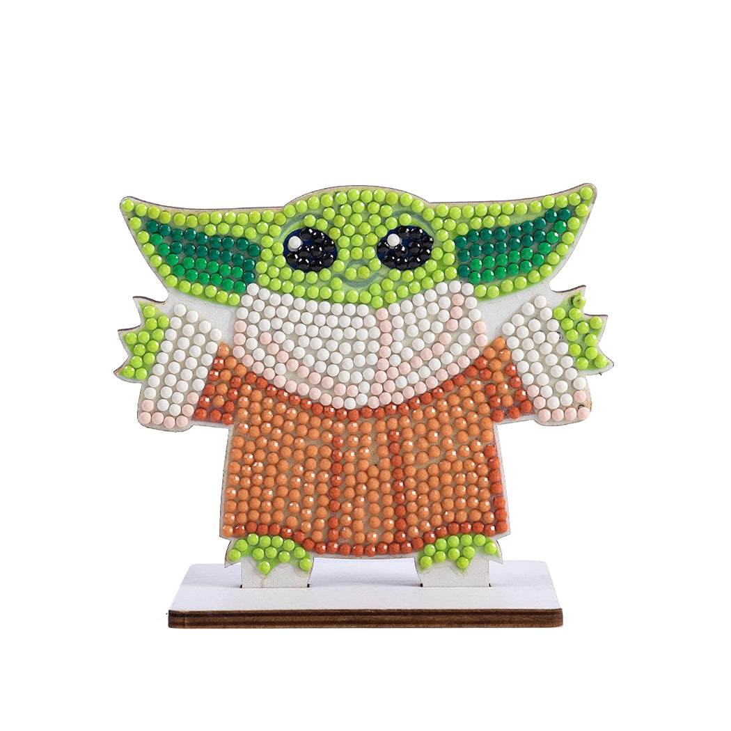 Kit con tutto l'occorrente per realizzare un buddy da tavolo del personaggio Grogu.