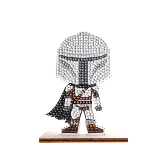 Kit con tutto l'occorrente per realizzare un buddy da tavolo del personaggio The Mandalorian.