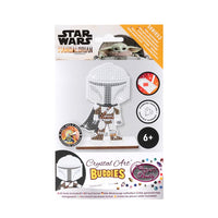 Kit con tutto l'occorrente per realizzare un buddy da tavolo del personaggio The Mandalorian.