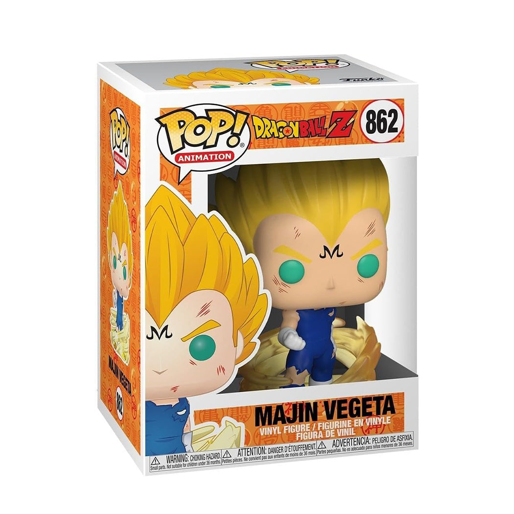 Funko Pop del personaggio Majin Vegeta della serie Dragon Ball.