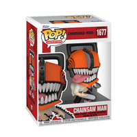 Funko Pop del personaggio Chainsaw Man dell'omonima serie.