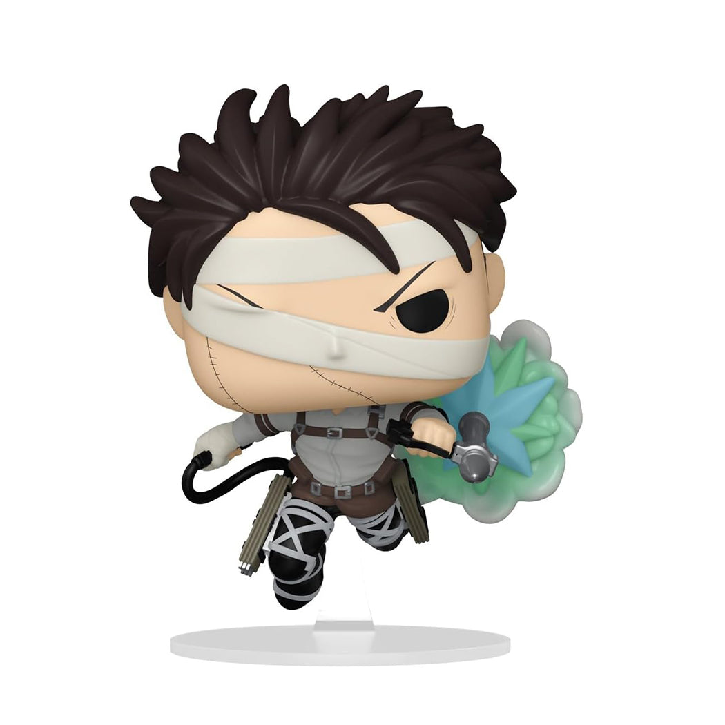 Funko Pop del personaggio Levi della serie Attack on Titan.