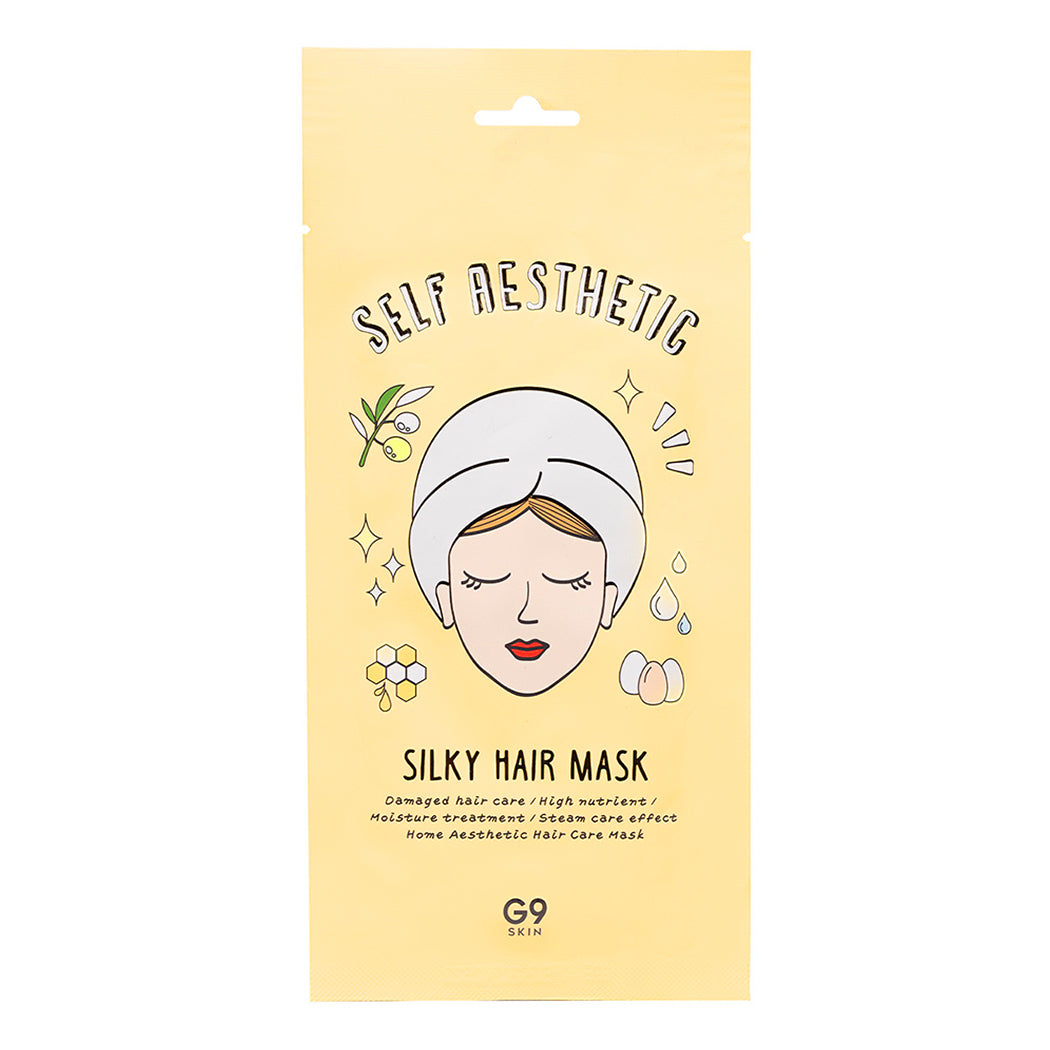 Maschera per nutrire i capelli secchi e danneggiati del Brand coreano G9 Skin.
