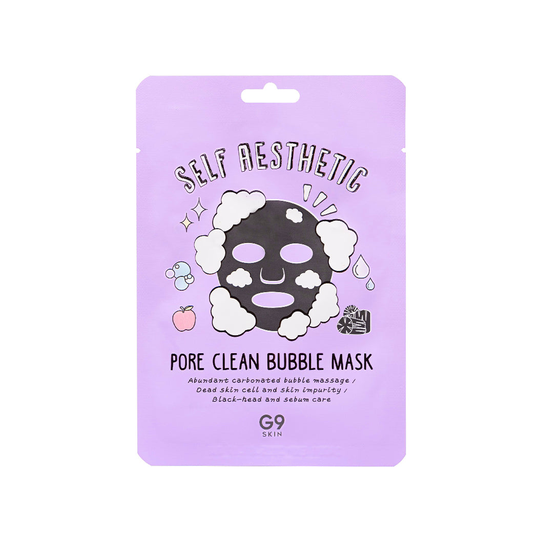 Maschera a bolle purificante per pelle grassa del Brand coreano G9 Skin.
