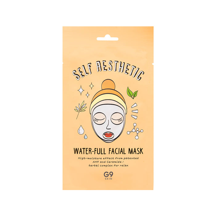Maschera viso nutritiva e idratante con ceramidi del Brand coreano G9 Skin.