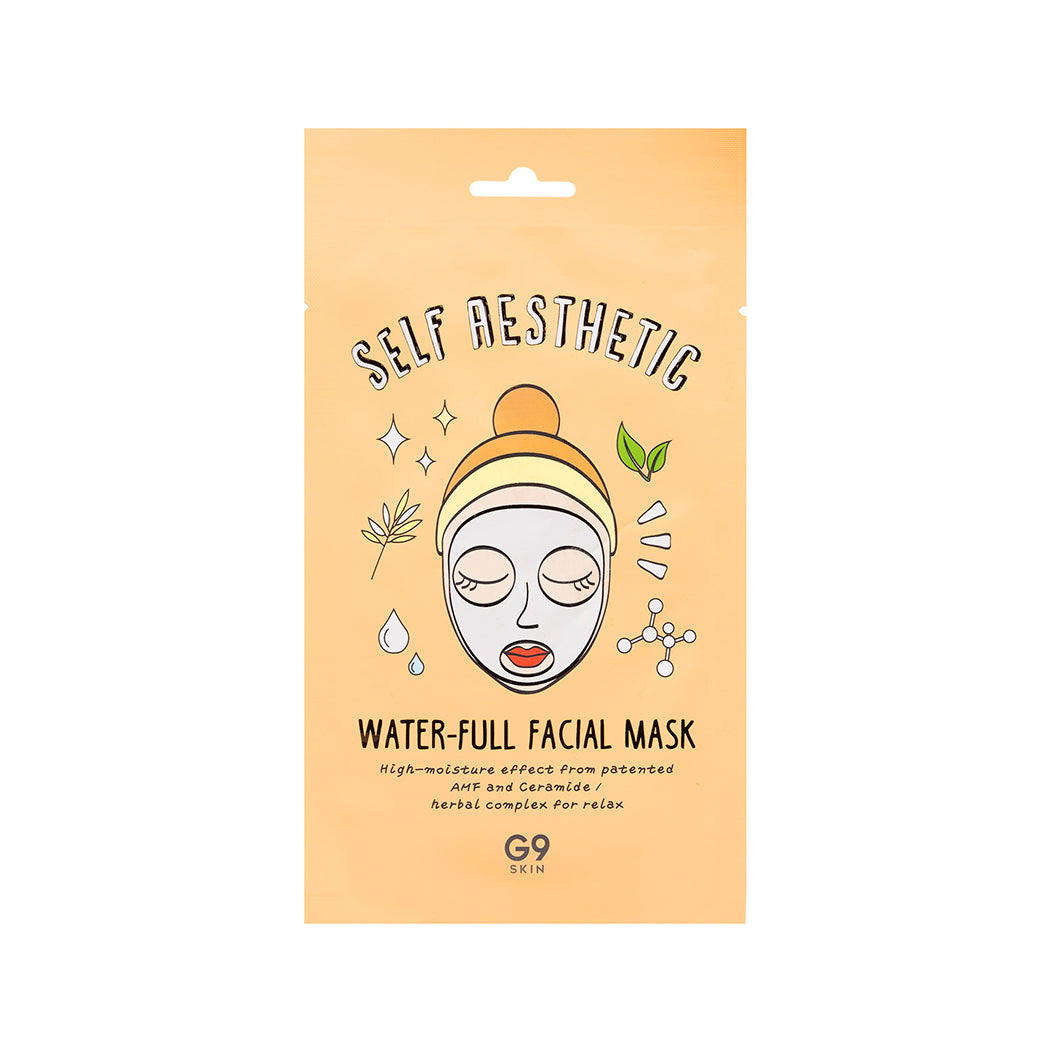 Maschera viso nutritiva e idratante con ceramidi del Brand coreano G9 Skin.