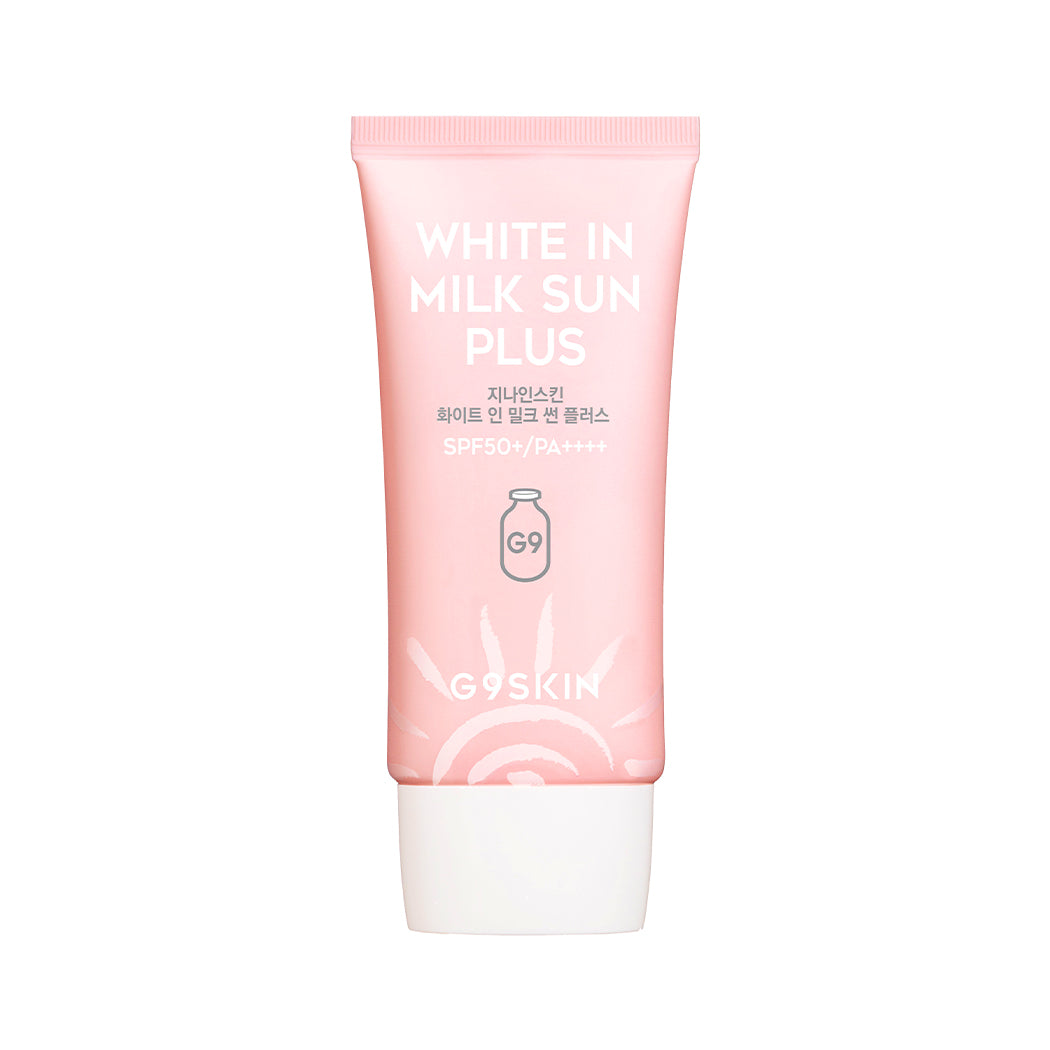 Protezione solare con filtri SPF 50+/PA++++ White in Milk del brand coreano G9 Skin.