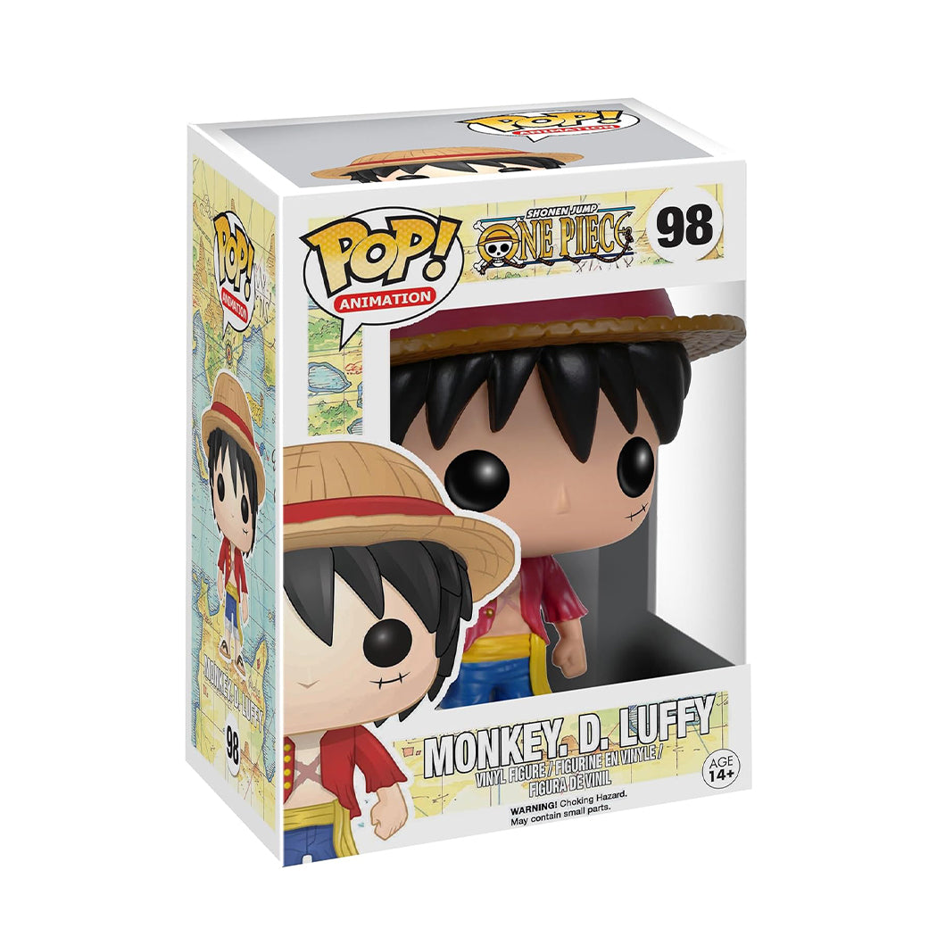 Funko Pop del personaggio Luffy della serie One Piece.