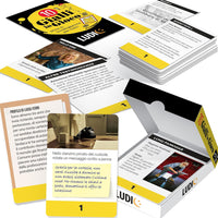 Gioco di carte a tema crimes stories.