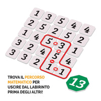 Gioco di società con calcoli mentali e rapidità per tutti.