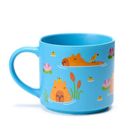Tazza in ceramica con i capibara.
