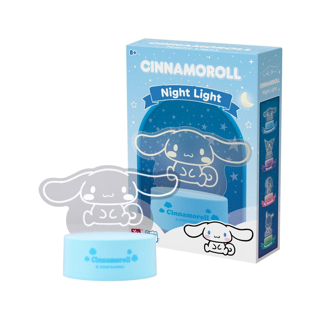 Lampada notturna dei personaggi di Hello Kitty & friends. E' disponibile in 4 varianti: Pochacco, My Melody, Kuromi, Cinnamoroll.
