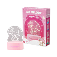 Lampada notturna dei personaggi di Hello Kitty & friends. E' disponibile in 4 varianti: Pochacco, My Melody, Kuromi, Cinnamoroll.