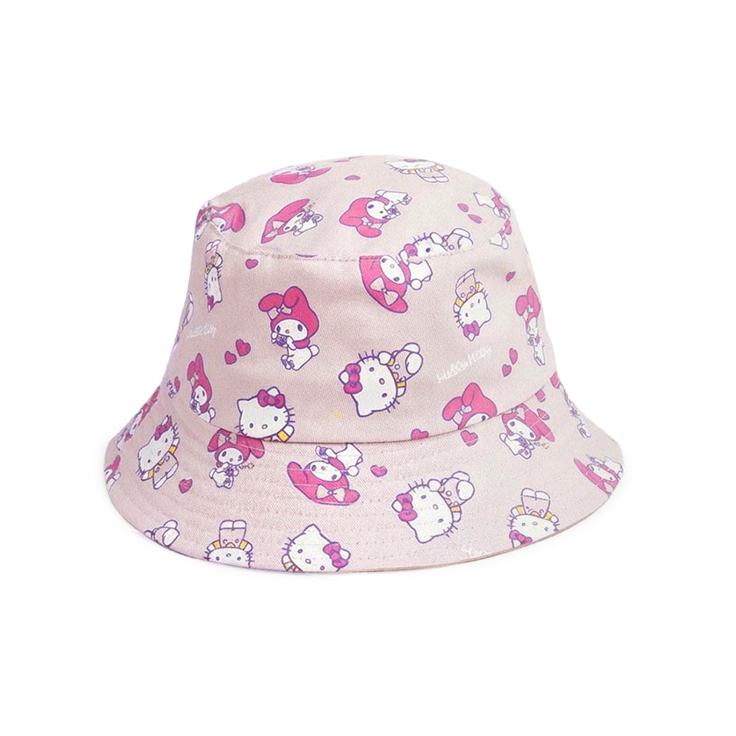 Cappellino da bambino modello pescatore di Hello Kitty.