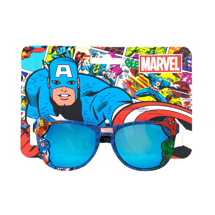 Occhiali da sole per bambino con i supereroi della Marvel.