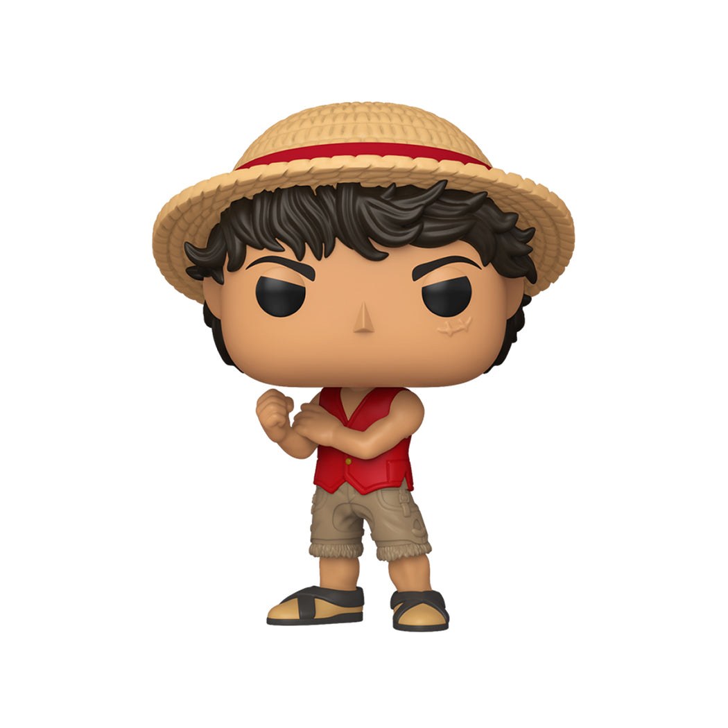 Funko Pop del personaggio Luffy della serie One Piece.