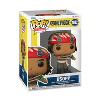 Funko Pop del personaggio Usopp della serie One Piece.