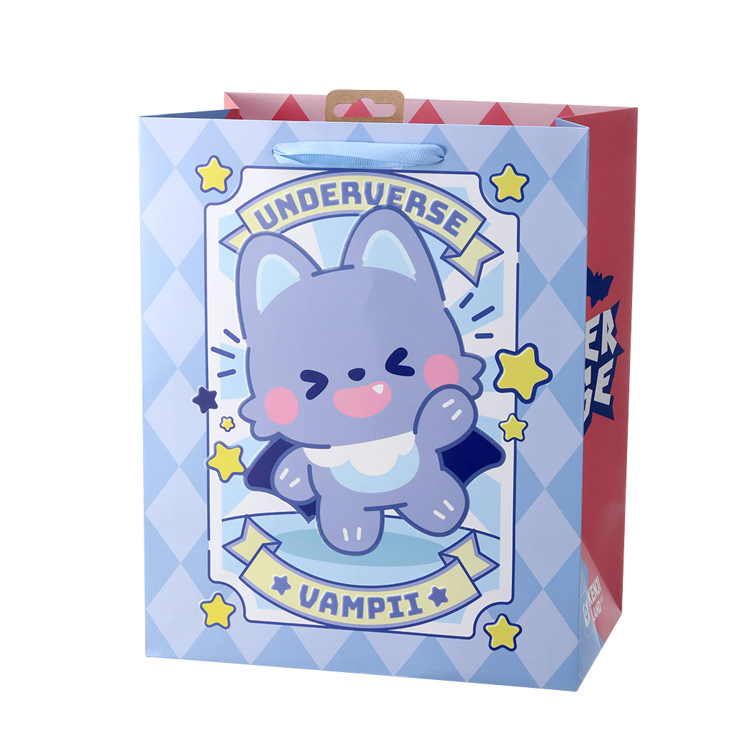 Gift Bag con manici in tessuto del personaggio Vampi della serie The Underverse.