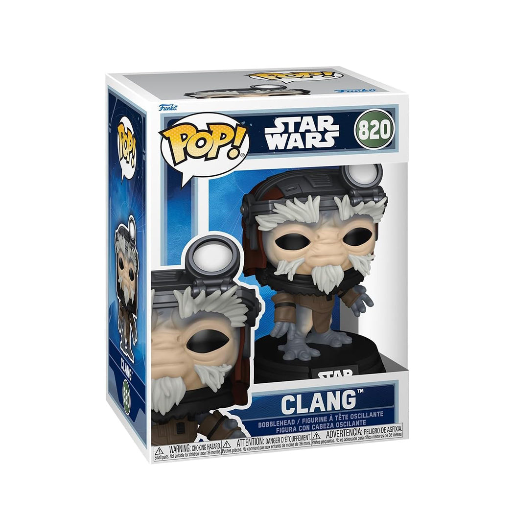 Funko Pop del personaggio Clang della serie Star Wars.