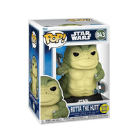 Funko Pop del personaggio Rotta The Hutt della serie Star Wars