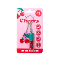Portachiavi con lip oil al gusto ciliegia.
