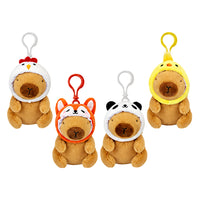 Portachiavi plush a forma di capibara.
