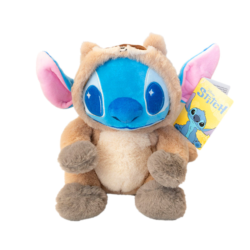Plush di Stitch travestito da procione.