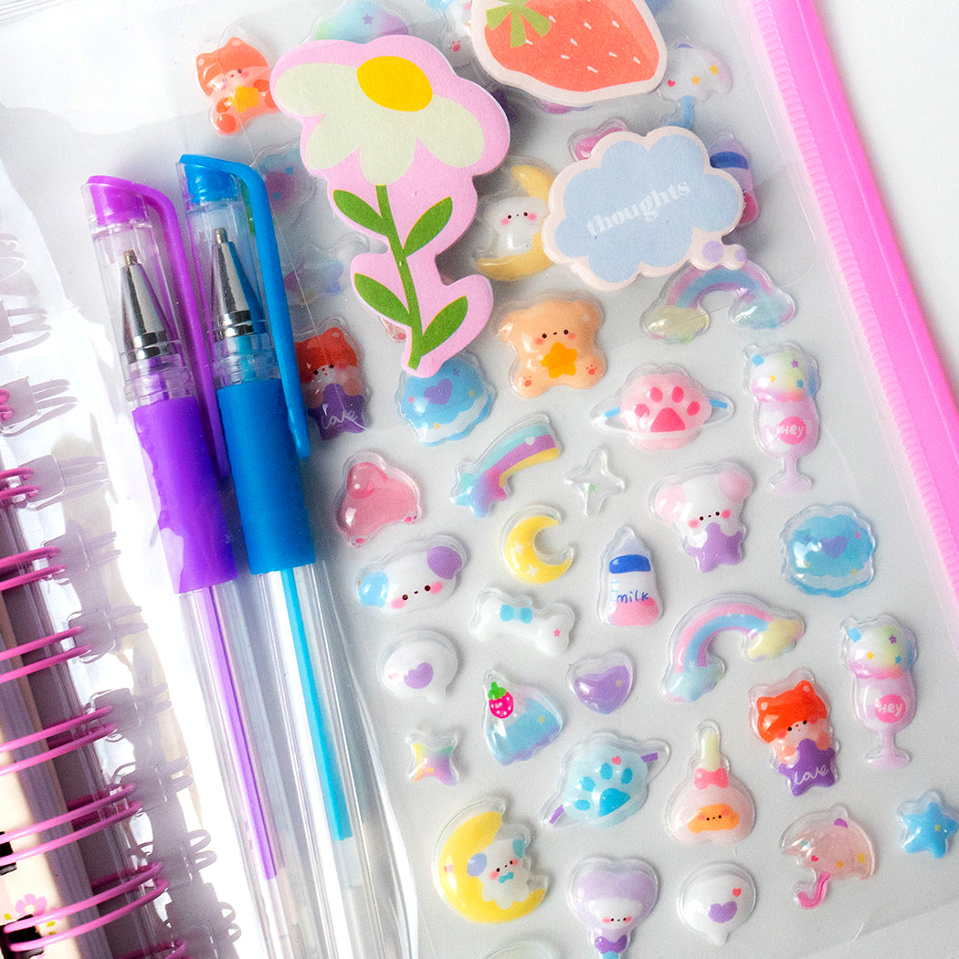 Notebook set aesthetic.