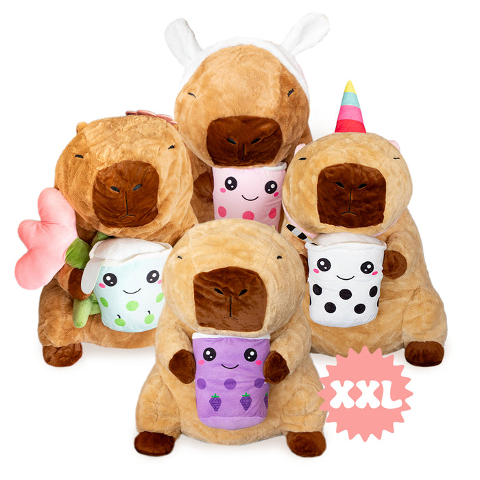 Plush Capibara Bubble Tea XXL|Colore:Unico