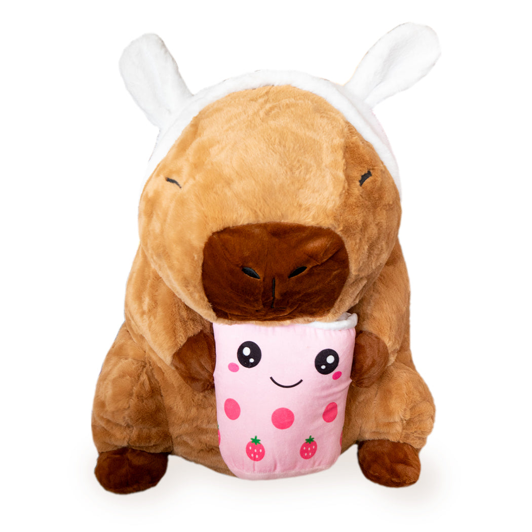 Plush Capibara Bubble Tea XXL|Colore:Unico