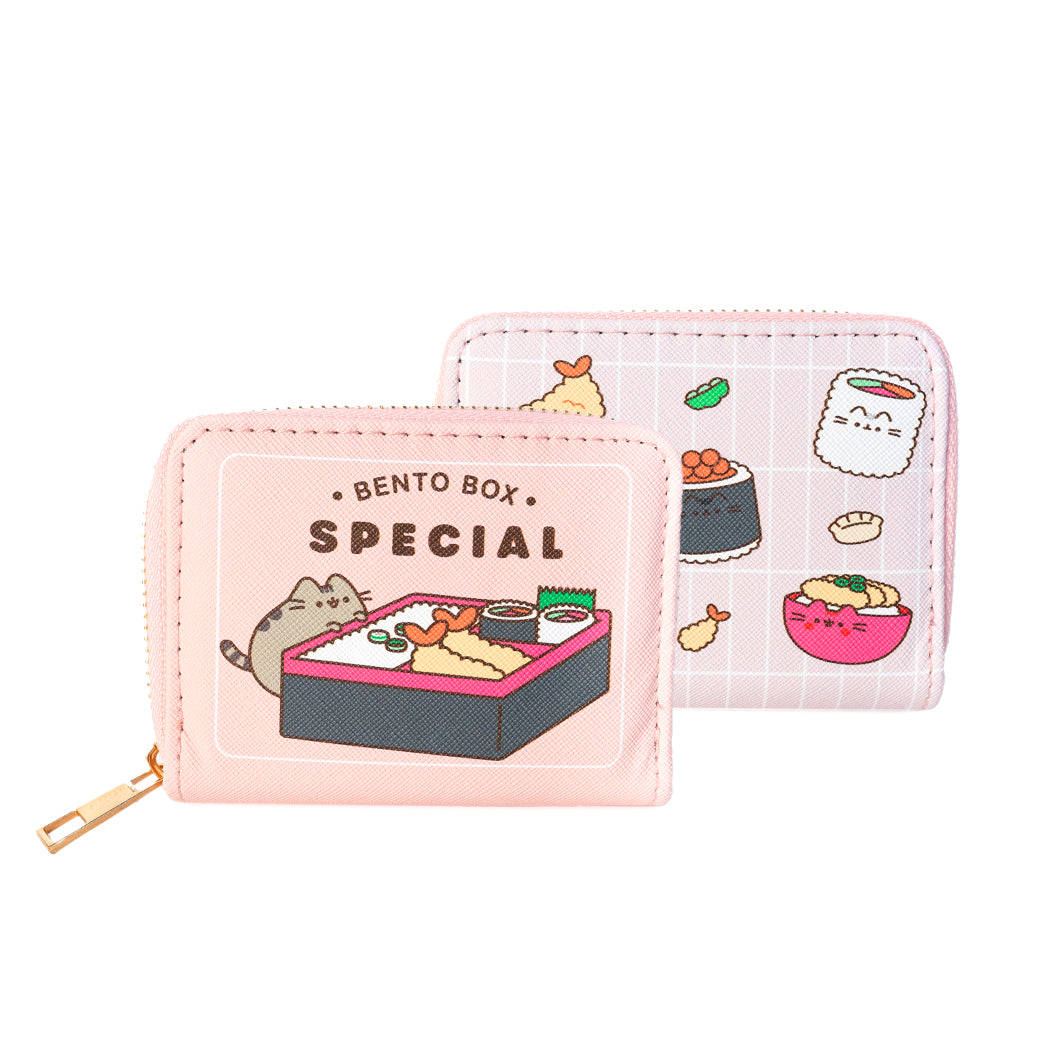 Portafoglio con zip di Pusheen Sushi.