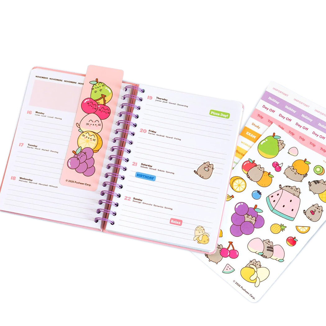 Weeky planner scolastico 26/27 di Pusheen.