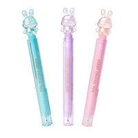 Penna gel crystal rabbit con inchiostro nero