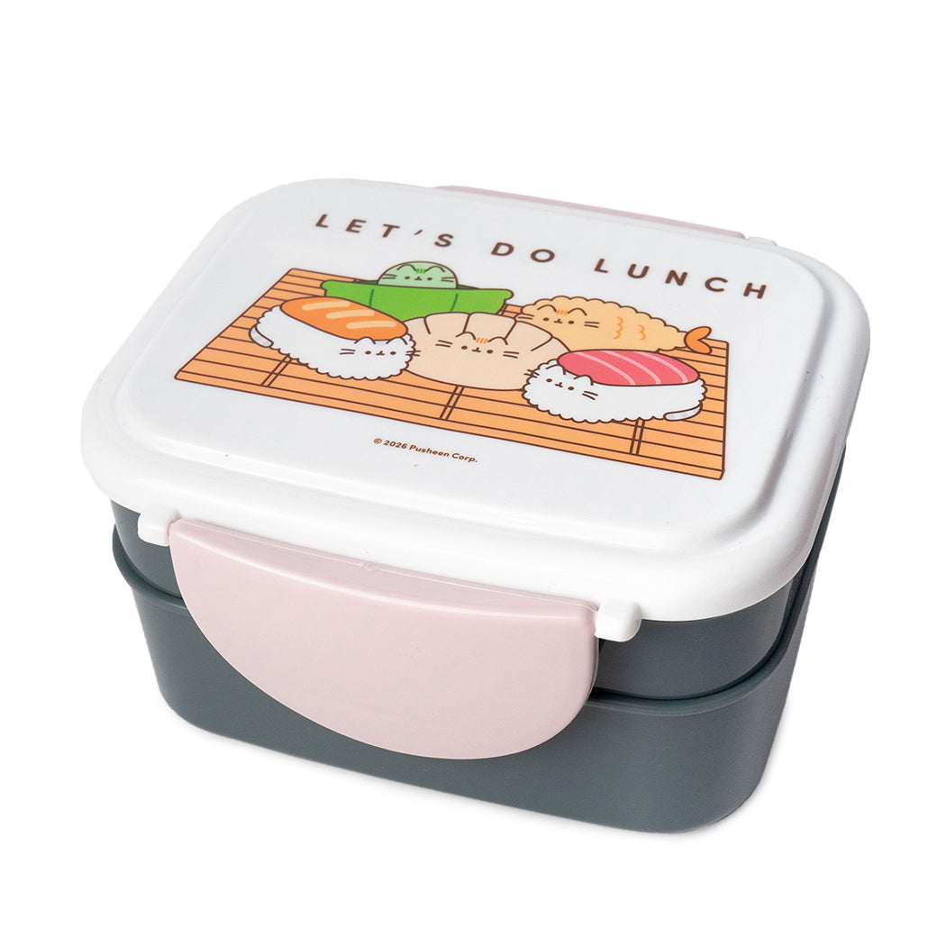 Portapranzo con posate del personaggio Pusheen.