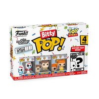 Bitty Pop set di della serie Toy Story. 
La confezione contiene 4 Bitty Pop dei personaggi: Forky, Woody, Gabby Gabby, più un quarto personaggio misterioso.