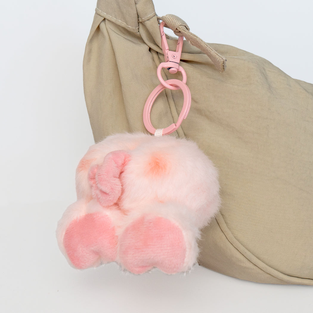 Portachiavi plush duo a forma di maialino