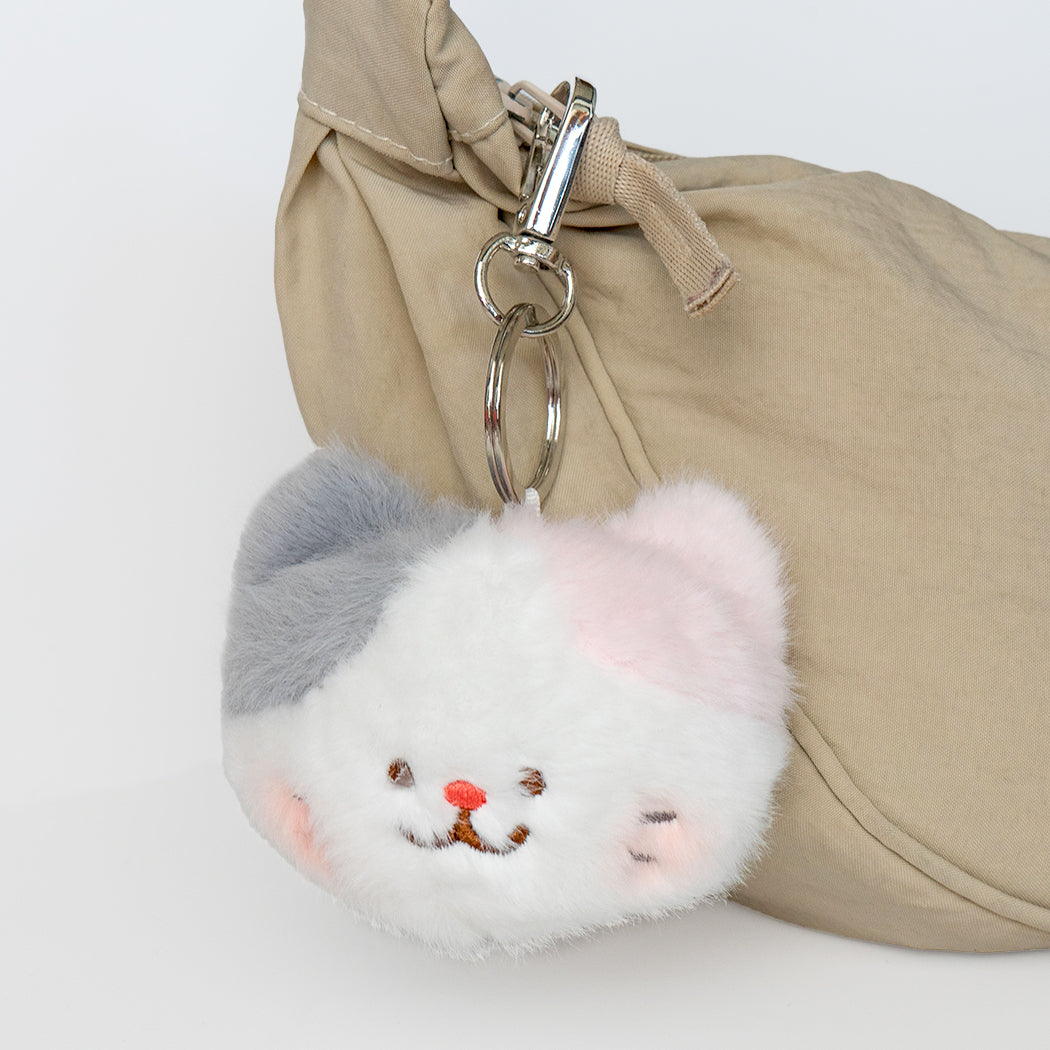 Portachiavi plush duo a forma di gattino